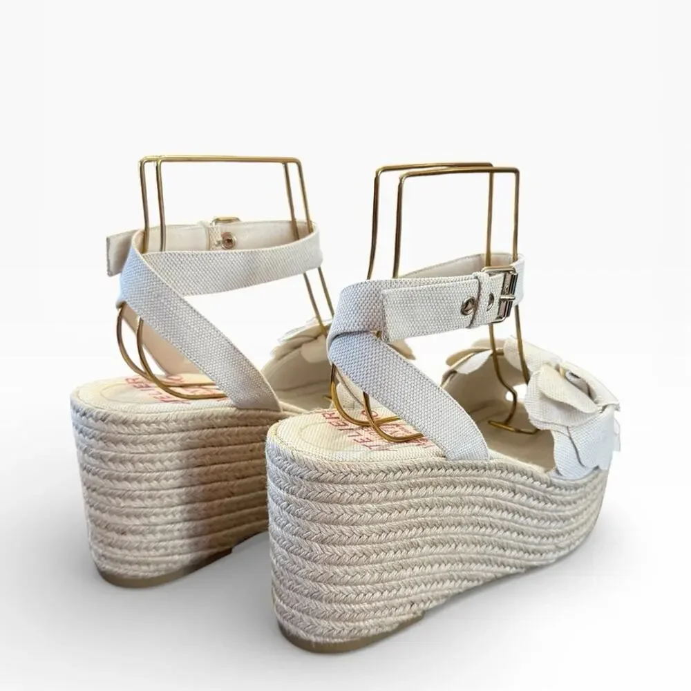 Valentino Garavani Atelier 03 Rose Edition Wedge Sandals EU 37.5 US 7.5
